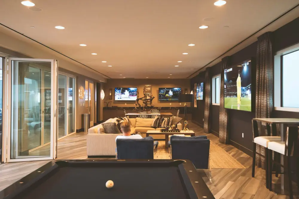 Modern Basement Finishing